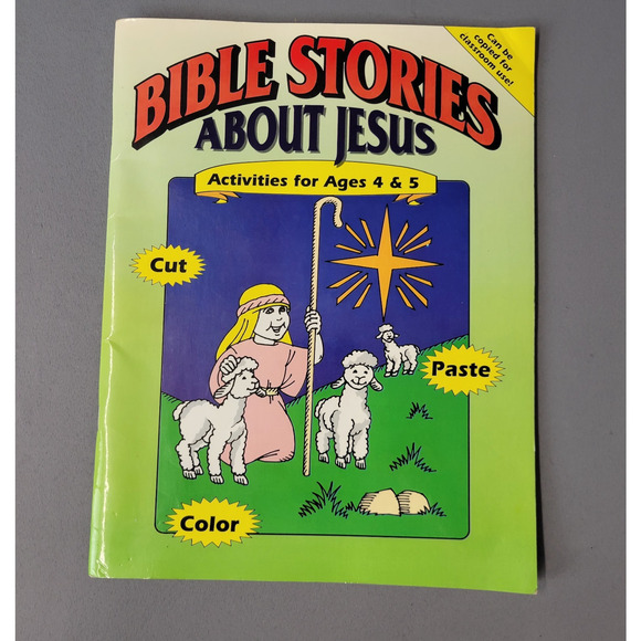 Other - Bible Stories about Jesus Activities Book by Darlene Hoffa 1995 Paperback Kids